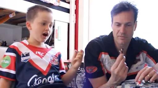 Remember That Time Jonesy Tried To Build LEGO With Amanda Keller's Son?