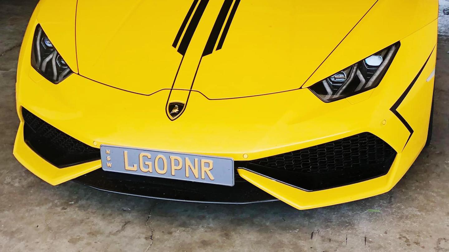 Sydney Barrister Defends His 'LGOPNR' Number Plate