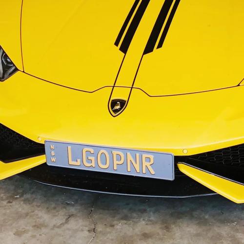Sydney Barrister Defends His 'LGOPNR' Number Plate