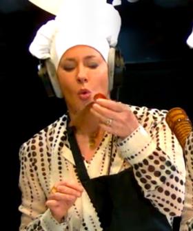 Amanda Keller Makes Us CHOCOLATE BACON Live On Air!