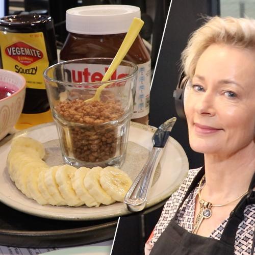 Amanda Keller Makes Us Vegemite Jelly + Nutella With Coco Pops Sandwiches