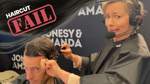 Amanda Keller Gives Jonesy A SHOCKING Haircut In Lockdown