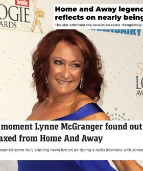 Home And Away's Lynne McGranger's "Shocking On-Air Moment" With Jonesy & Amanda