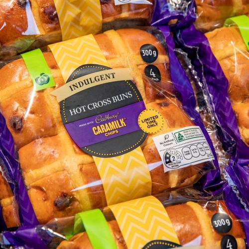 Woolworths Joins Forces With Cadbury To Create Caramilk Hot Cross Buns!