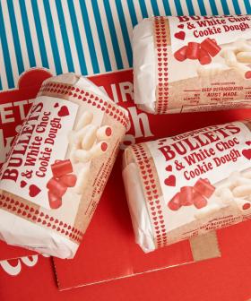 Bennett St Dairy Is Collaborating With Darrell Lea On White Choc Raspberry Bullet COOKIE DOUGH!
