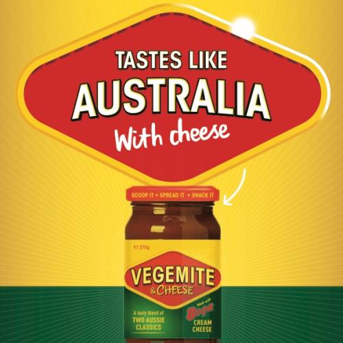 Vegemite Cheesybite Has Relaunched As 'Vegemite & Cheese' Made With Bega Cream Cheese!