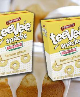 Tee Vee Snacks Have Released A Lemon Glaze Flavour In Their Krispy Kreme Collaboration