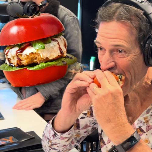We Try TikTok's Famous TOMATO BUN BURGERS!