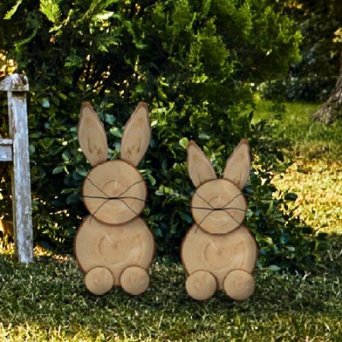 Check Out The Cutest DIY Backyard Bunny For Easter!