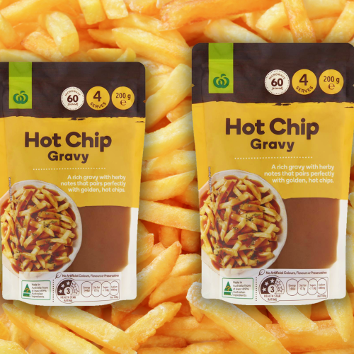 You Can Now Buy 60 Second 'Hot Chip Gravy' From Woolworths!