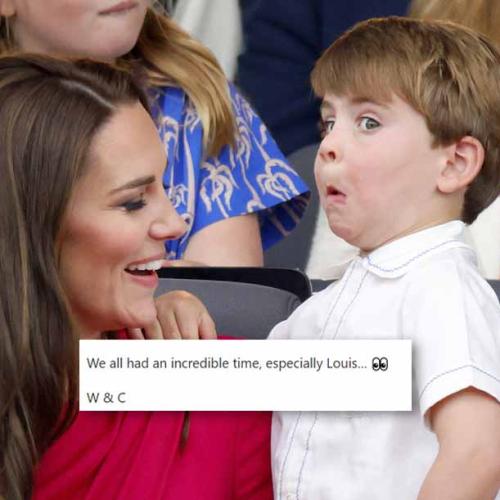 Kate Middleton & Prince William Address Prince Louis' Headline-Making Faces During Jubilee