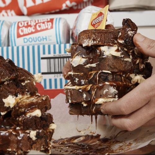 Bennett St Dairy Is Now Selling VEGEMITE Choc Chip Cookie Sandwiches!