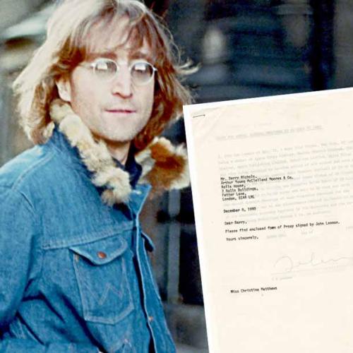Letter Signed By John Lennon On Day Of His Murder Heads To Auction
