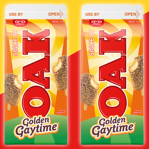 OAK Launch Their Most Nostalgic Flavour Yet - Golden Gaytime!