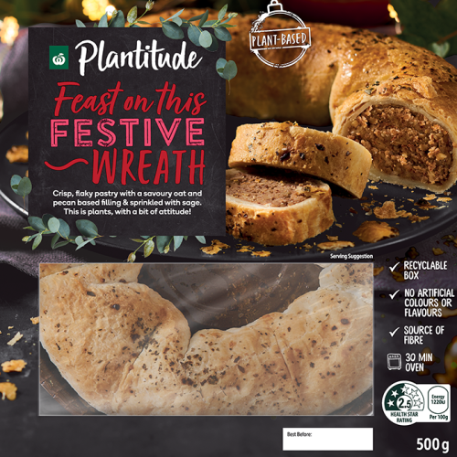 Woolworths Is Releasing An Edible Christmas Wreath!