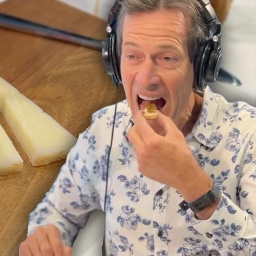 We Try Manchego Cheese Dipped In Honey And Coffee Grains!