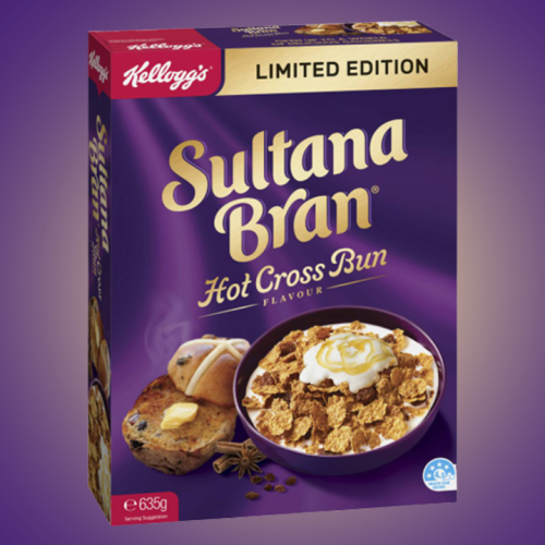 Sultana Bran Has Launched Limited Edition Hot Cross Bun Flavoured Cereal