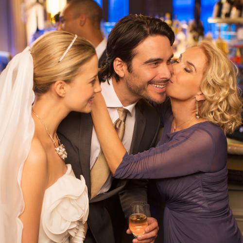 Bride Catches Groom Being Breastfed By Mum Before Wedding