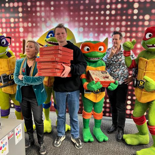 Why Did The Teenage Mutant Ninja Turtles Barge Into Our Studio?