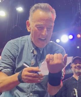 Bruce Springsteen Signs 11-Year-Old's School Absence Note To Teacher